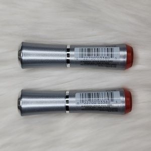 2 CoverGirl Makeup Lipsticks Incredifull Lip Color Limited Edition Vintage Ruby